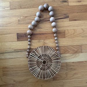 Cult Gaia Wicker Bag